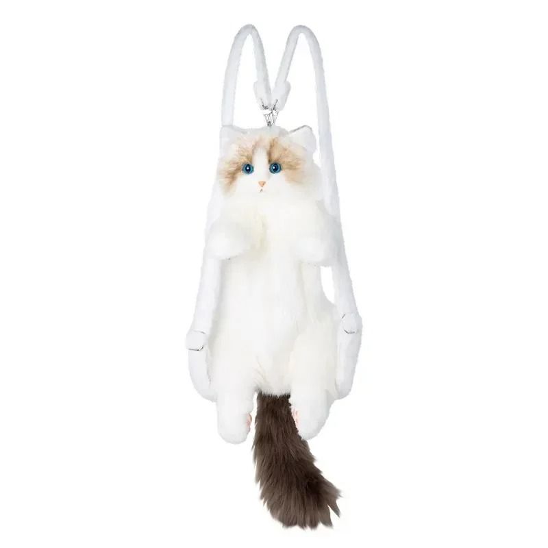 Plush Kitten Backpack For Kids With Soft Ears And Adorable 3D Design For School And Travel 5