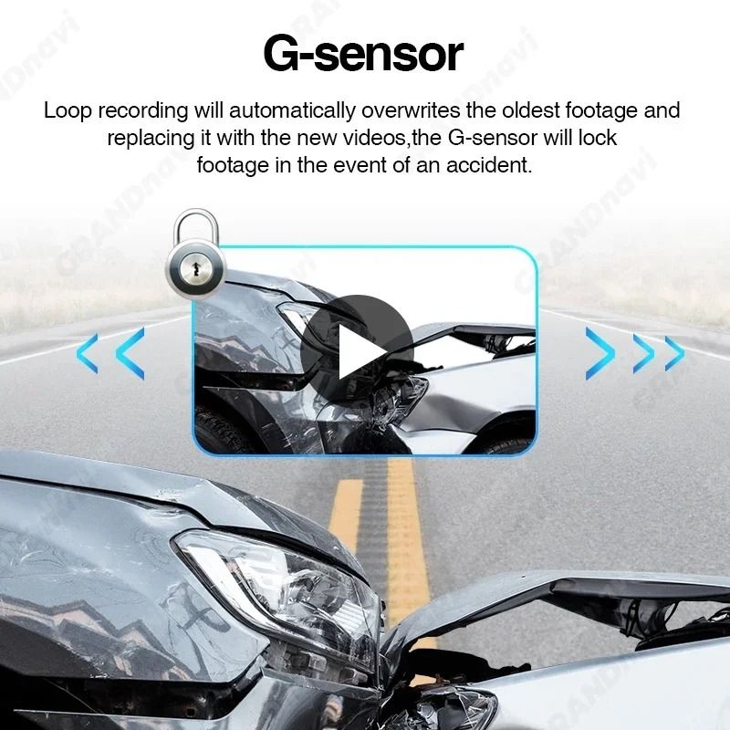 HD Car Dash Cam With ADAS Voice Alarm And TF Card Options For Android Multimedia Systems 5