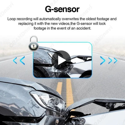 HD Car Dash Cam With ADAS Voice Alarm And TF Card Options For Android Multimedia Systems 5