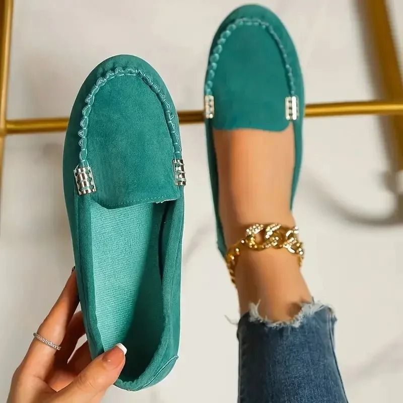 Women Casual Denim Flat Loafers 9