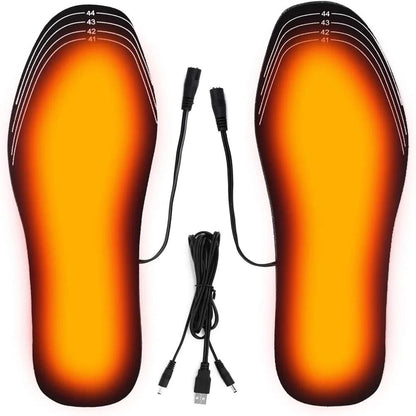 Rechargeable USB Heated Shoe Insoles For Cold Weather Sports And Outdoor Warmth 7