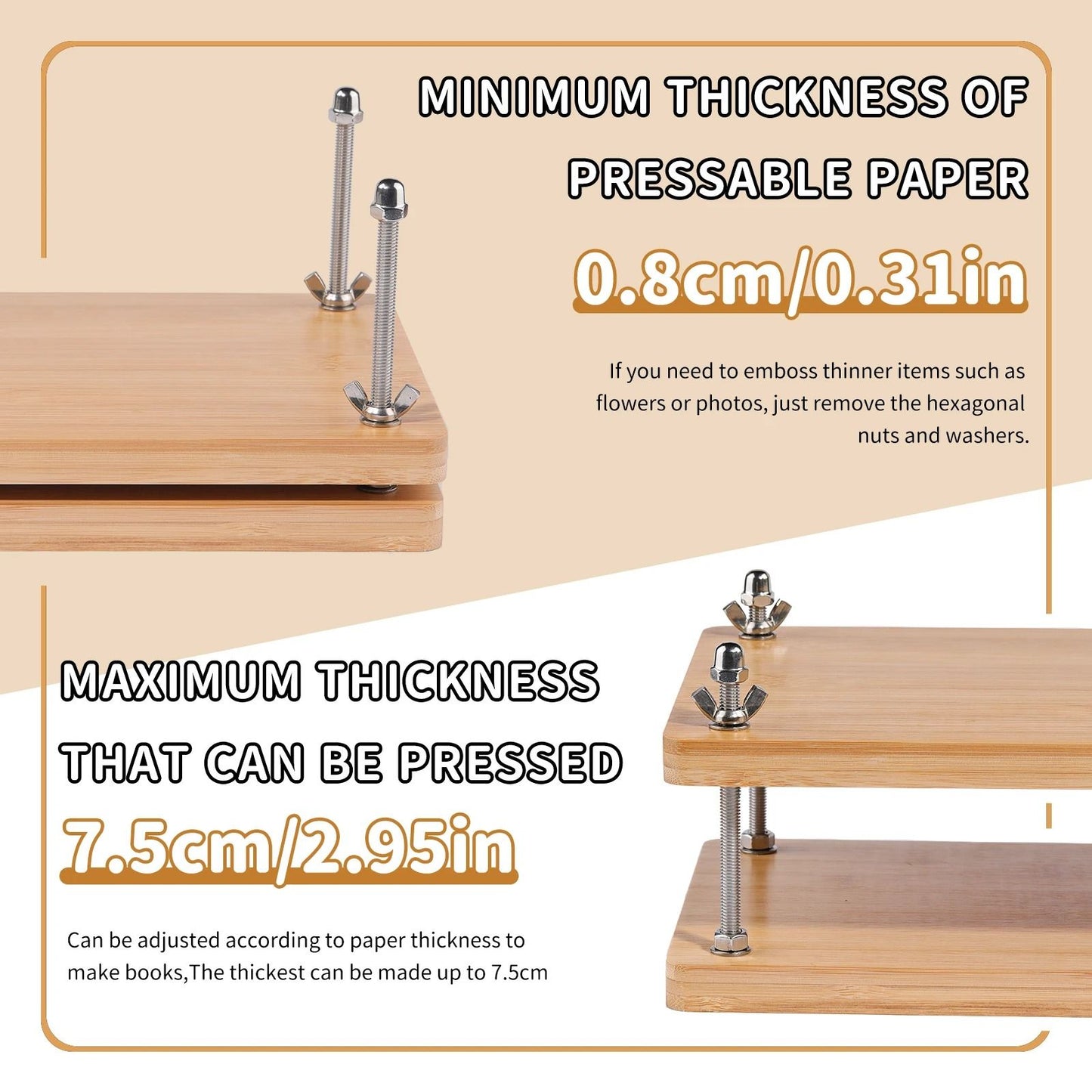 Bookbinding Tool Set With Binding Press 4