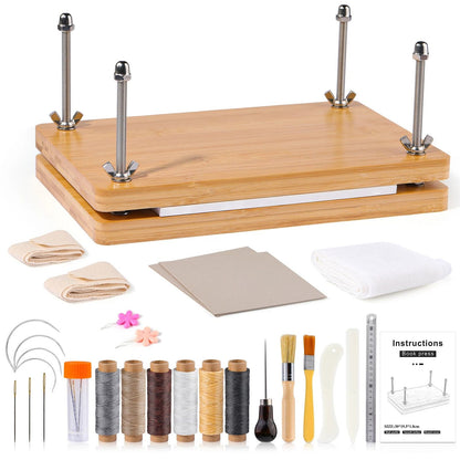 Bookbinding Tool Set With Binding Press 7