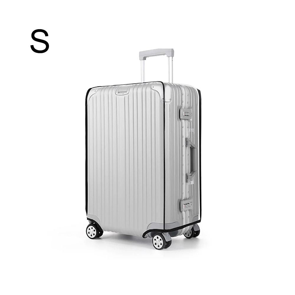 Transparent PVC Luggage Cover For Suitcases Waterproof Scratch Resistant Travel Protector 7
