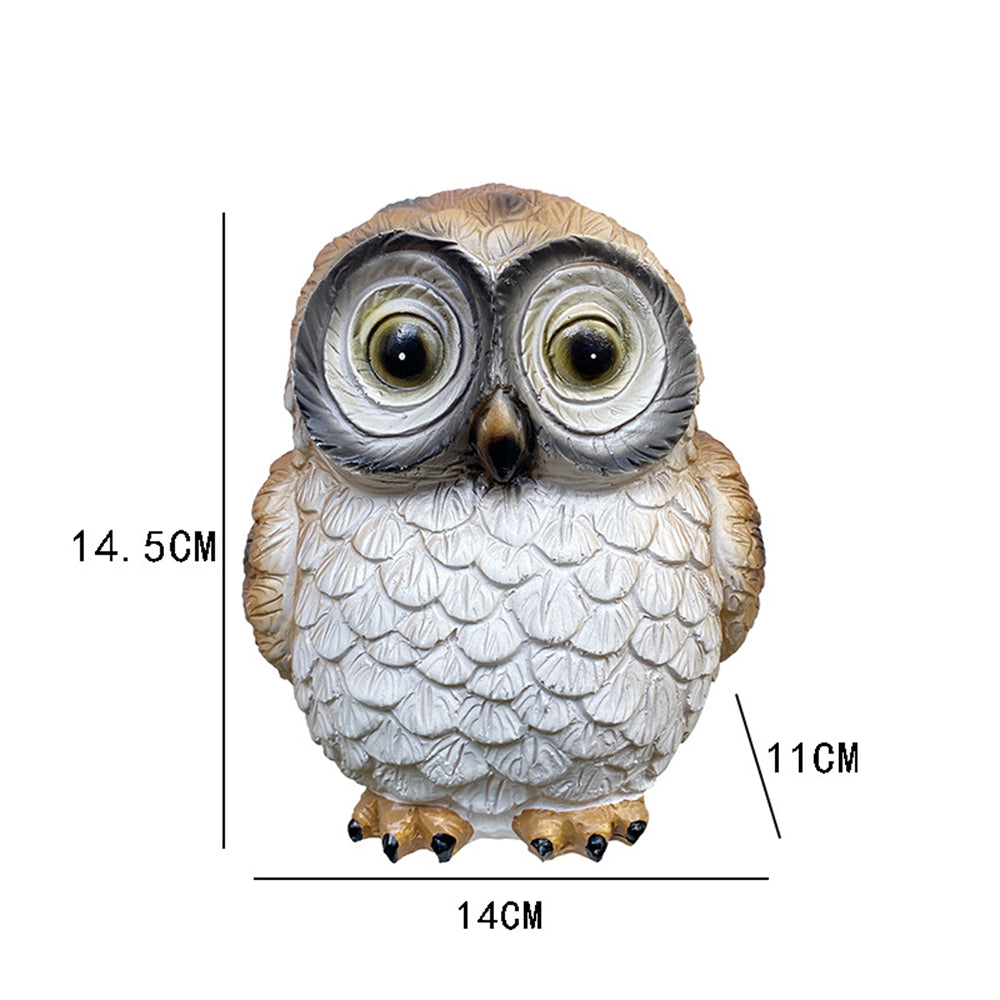 Outdoor Solar Owl Garden Lights, Waterproof Owl Decorative Statue for Pathway, Lawn Ornaments, Yard Decorations, Garden