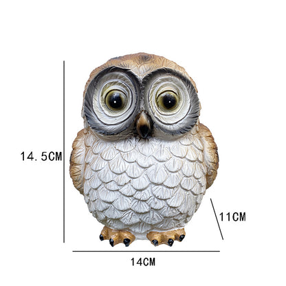 Outdoor Solar Owl Garden Lights, Waterproof Owl Decorative Statue for Pathway, Lawn Ornaments, Yard Decorations, Garden