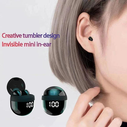 Mini Invisible Bluetooth Headphones With Microphone And Noise Cancellation 2