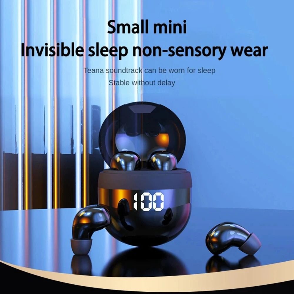 Mini Invisible Bluetooth Headphones With Microphone And Noise Cancellation 4