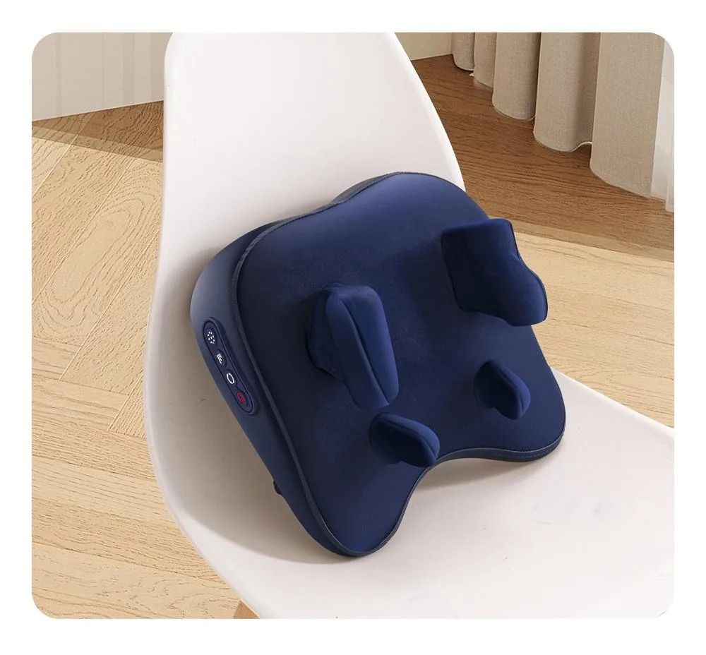Wireless Trapezius Massage Pillow With Heat And Kneading Therapy 6