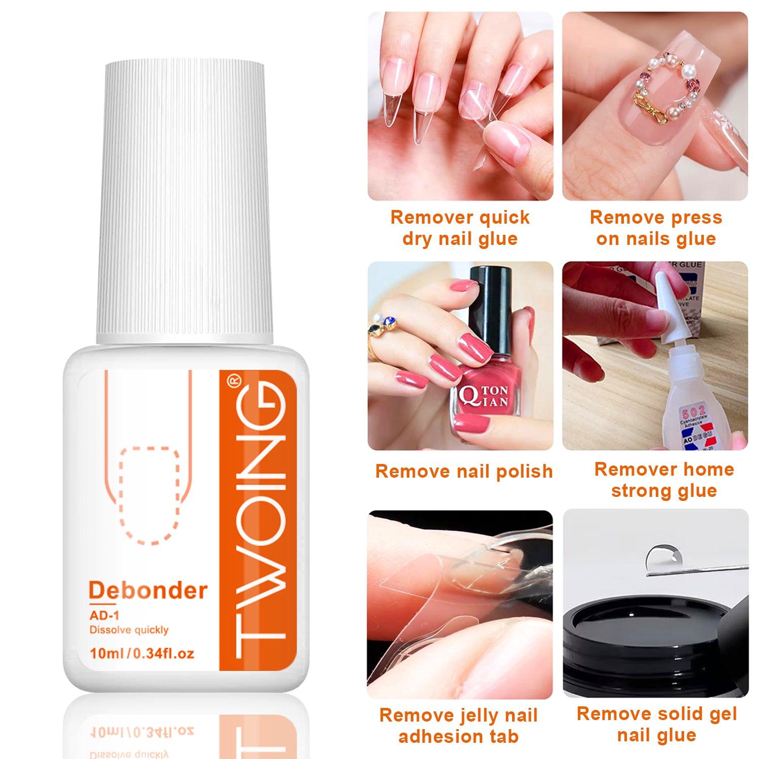 Super Strong Nail Glue Adhesive For Press On Nails Fake Nails Art Decoration Lasting Adhesion For A 5