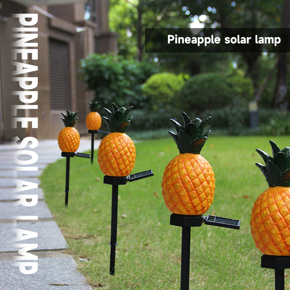 Waterproof LED Solar Yard Lamp Pineapple Landscape Light For Outdoor Decorative Garden Lawn Ground  1