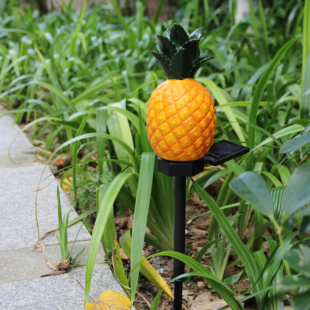 Waterproof LED Solar Yard Lamp Pineapple Landscape Light For Outdoor Decorative Garden Lawn Ground  4