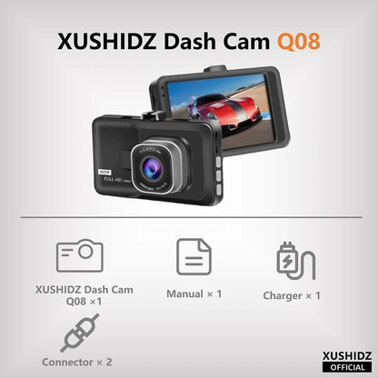 HD Dash Camera With Night Vision And Parking Monitor 6