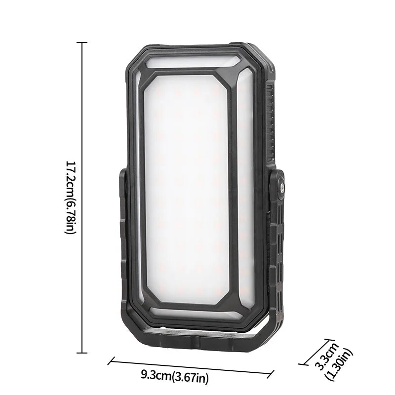 Solar Charging All Terrain Camping Lamp, Multi Light Source Outdoor Lantern, Large Capacity Multifunctional Work Light