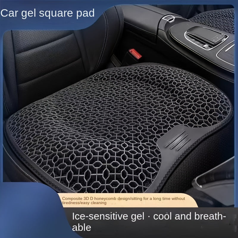 Gel Seat Cushion With Honeycomb Design  Breathable  Washable Pad For Car  Office  Ergonomic Support 3