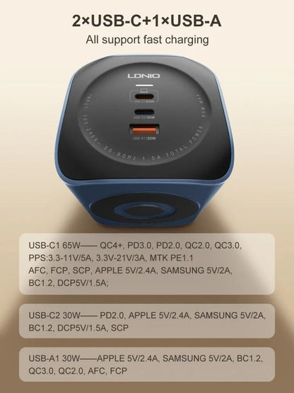 Cube Charging Station With USB Sockets And Surge Protection 3