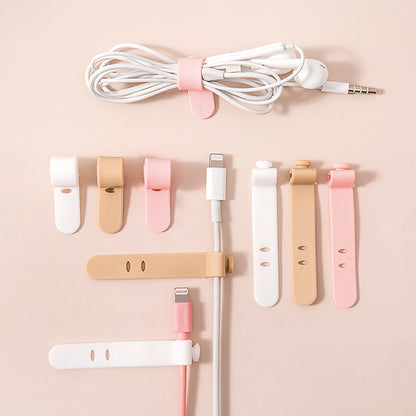 MOHAMM 1 Piece Cute Cable Organizers Holder Clips, Desktop Cord Management for Office & Home