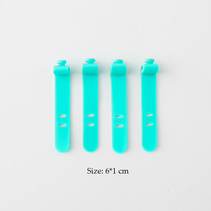 MOHAMM 1 Piece Cute Cable Organizers Holder Clips, Desktop Cord Management for Office & Home