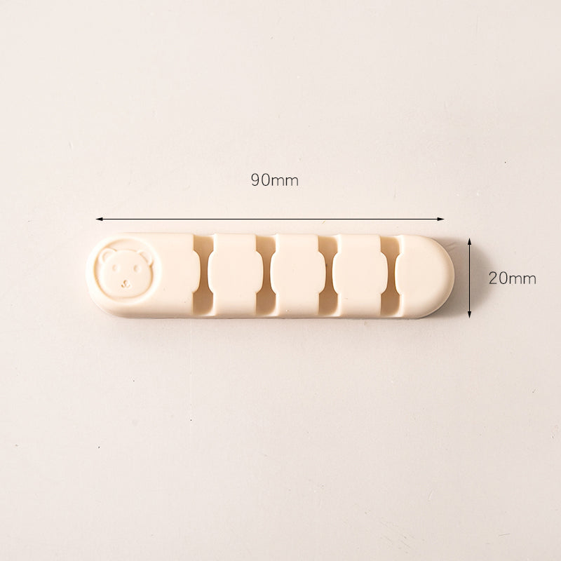 MOHAMM 1 Piece Cute Cable Organizers Holder Clips, Desktop Cord Management for Office & Home