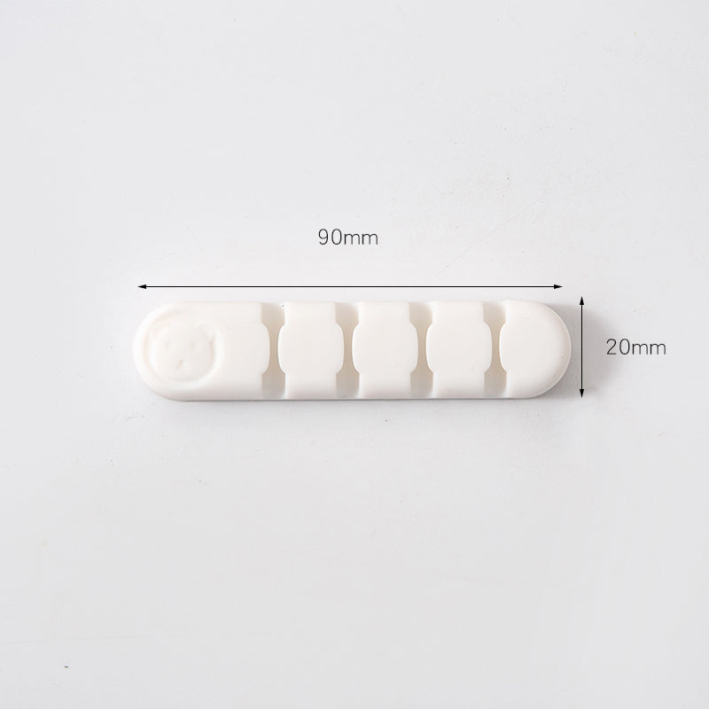 MOHAMM 1 Piece Cute Cable Organizers Holder Clips, Desktop Cord Management for Office & Home