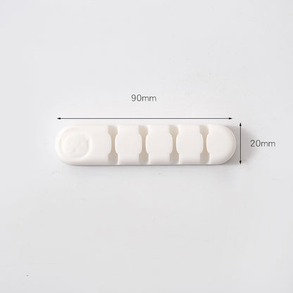MOHAMM 1 Piece Cute Cable Organizers Holder Clips, Desktop Cord Management for Office & Home