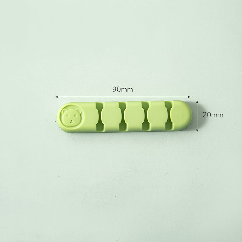 MOHAMM 1 Piece Cute Cable Organizers Holder Clips, Desktop Cord Management for Office & Home