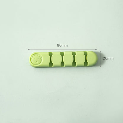 MOHAMM 1 Piece Cute Cable Organizers Holder Clips, Desktop Cord Management for Office & Home