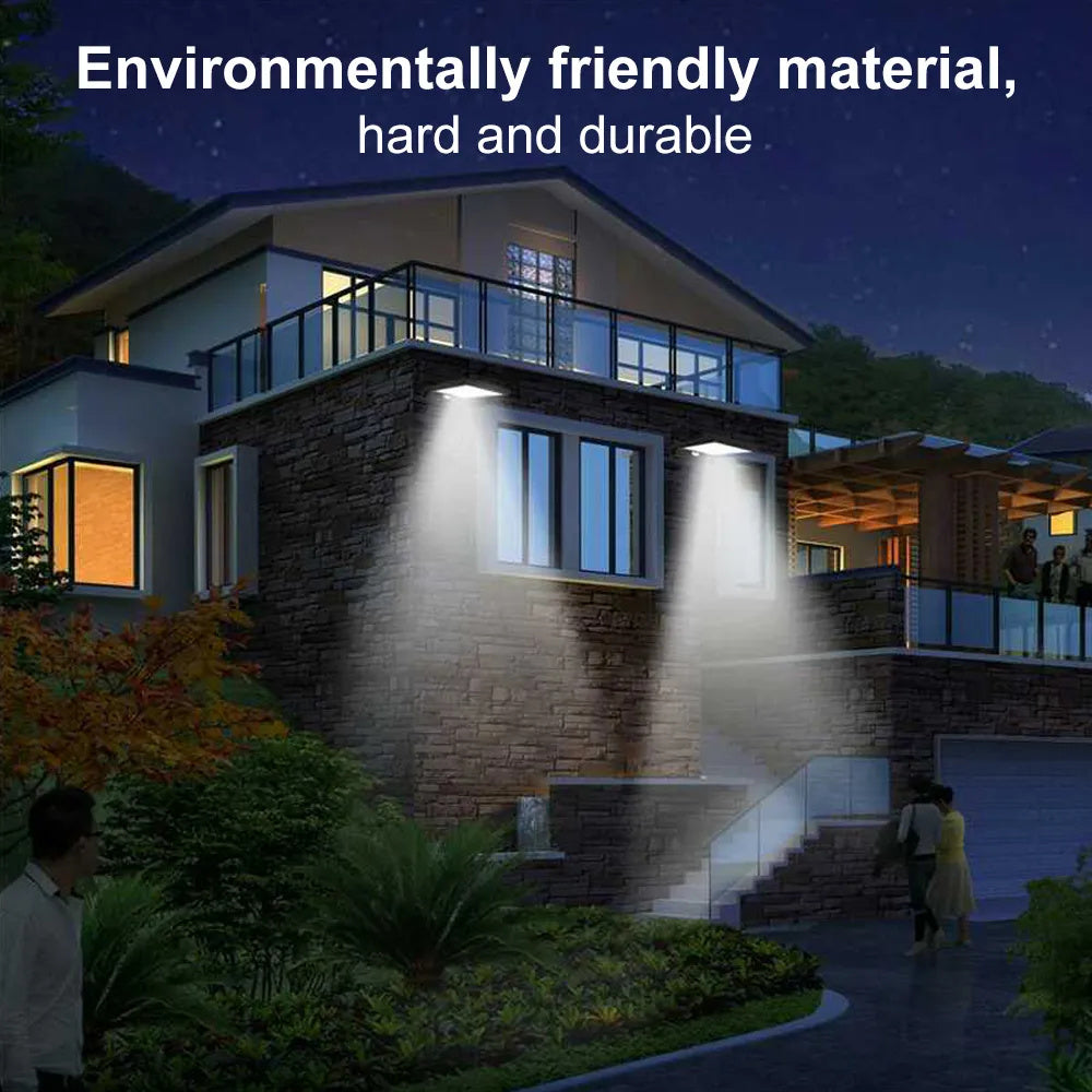 Solar Street Light Garden Lamp, Human Motion Sensor, Outdoor Decorative Lighting for Yard and Pathway