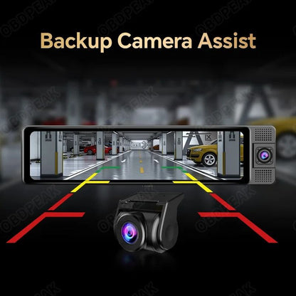 Triple Camera 4K Dash Cam With GPS And Night Vision 5