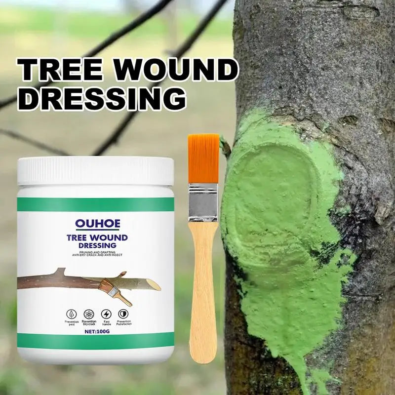 Bonsai Cut Wound Paste Tree Grafting  Pruning Sealer With Brush FastHealing Smear Agent For Plants 3