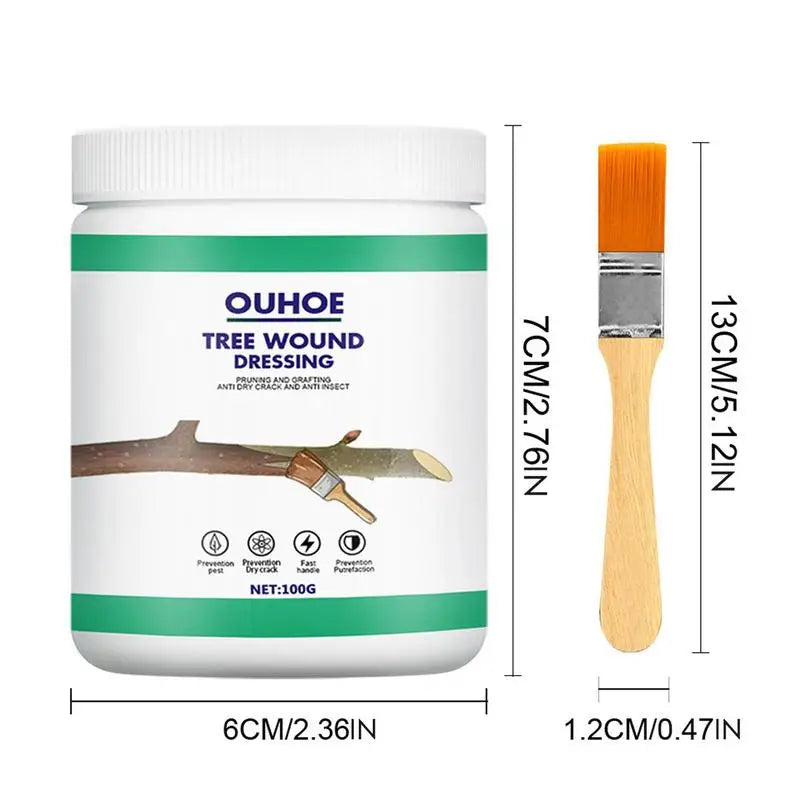 Bonsai Cut Wound Paste Tree Grafting  Pruning Sealer With Brush FastHealing Smear Agent For Plants 5