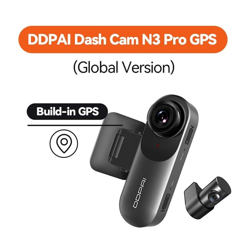 2.5K Smart Dash Cam with GPS and WiFi Car Recorder