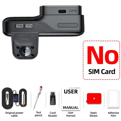 4G LTE Dual Lens Dash Cam With GPS And Night Vision 7