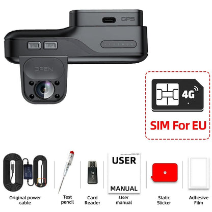 4G LTE Dual Lens Dash Cam With GPS And Night Vision 8