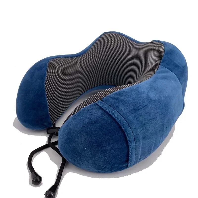 U Shaped Memory Foam Travel Pillow With Soft Massage Support For Neck And Shoulder Relief 10