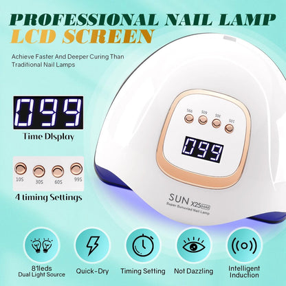 UV LED Nail Lamp For Gel Polish Fast Drying Professional Salon Quality Nail Dryer 1