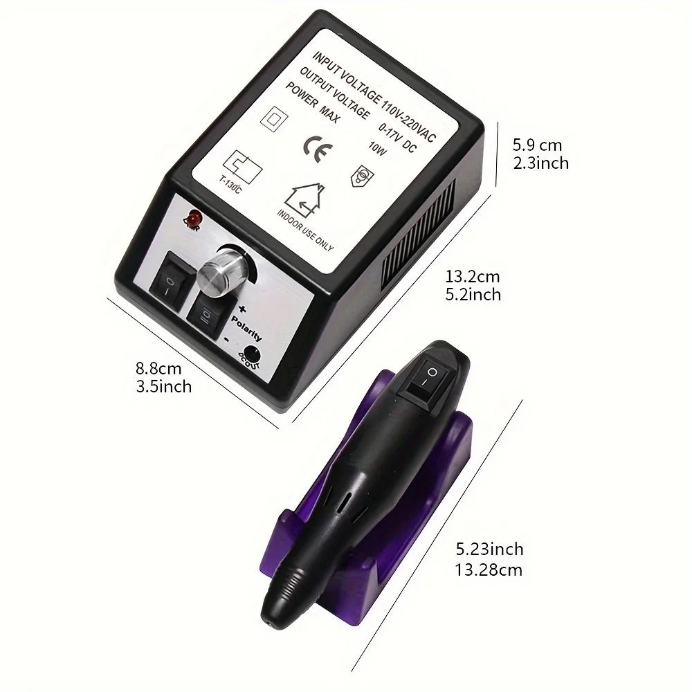 Electric Nail Drill Machine Set With Adjustable Speed For Gel Polish Removal And Manicure Precision 5