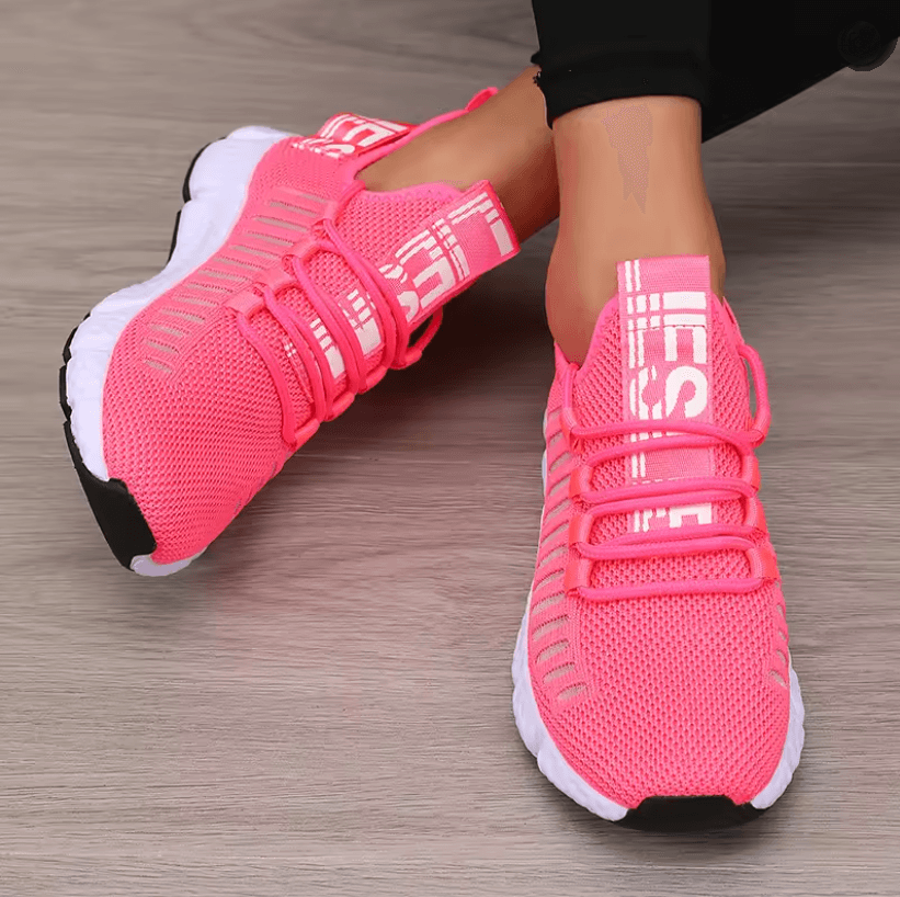 AirStride Breathable Mesh Sneakers Lightweight Soft Sole Sports Shoes for Jogging Walking and Casual Wear