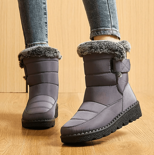SnowShield Waterproof Fur-Lined Winter Boots for Women