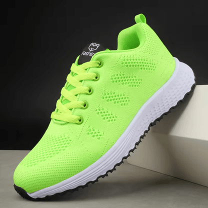 AirWeave Casual Knit Sneakers For Women Lightweight Breathable Walking Shoes 5