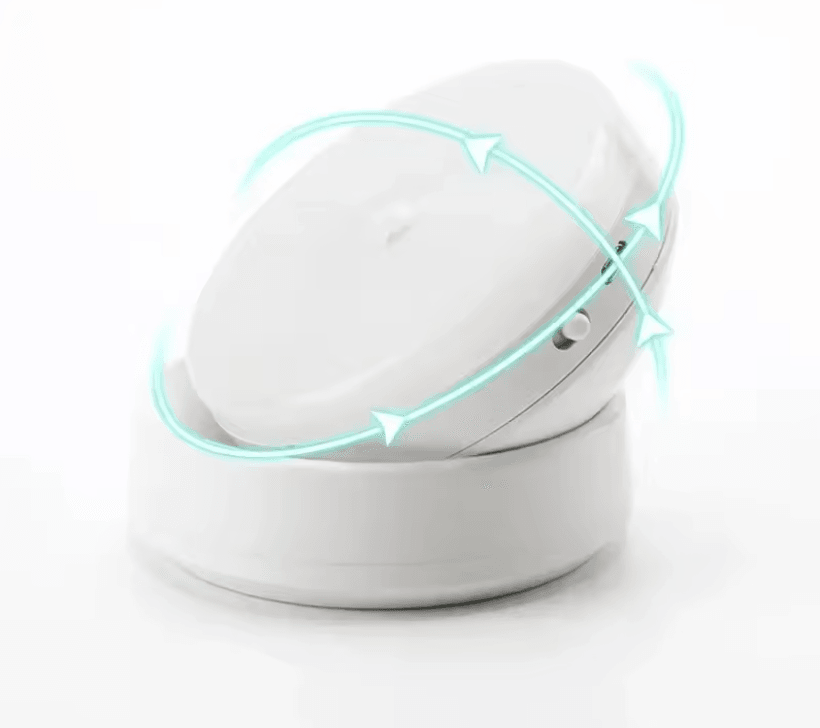 GlowSphere Motion Sensor Rechargeable Night Light 360 Rotating Magnetic Base 3