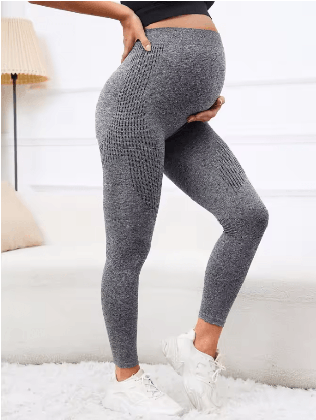 MamaFit High Waist Maternity Leggings With Belly Support For Pregnancy And Postpartum 5