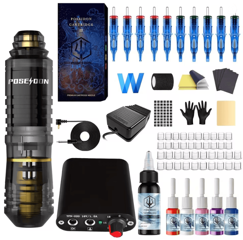 ProInk Poseidon Wireless Tattoo Pen Kit For Permanent Makeup And Body Art 2
