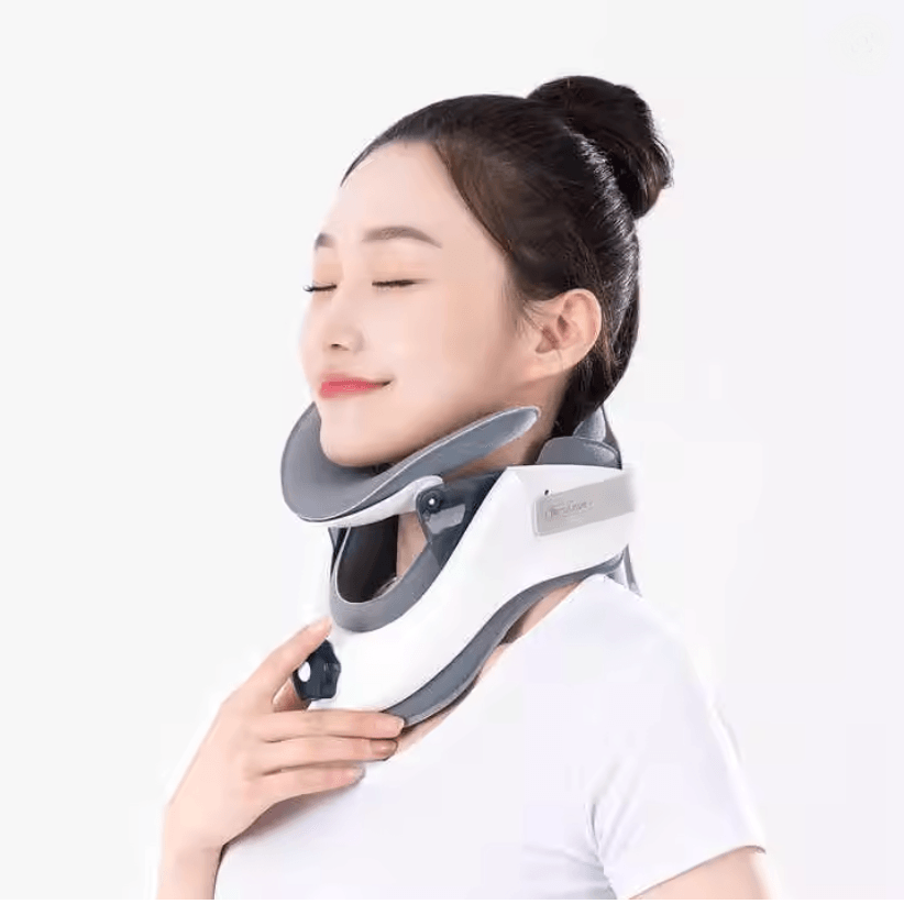 AirAlign Inflatable Neck Traction Collar Air Sac Adjustable Cervical Stretcher 3