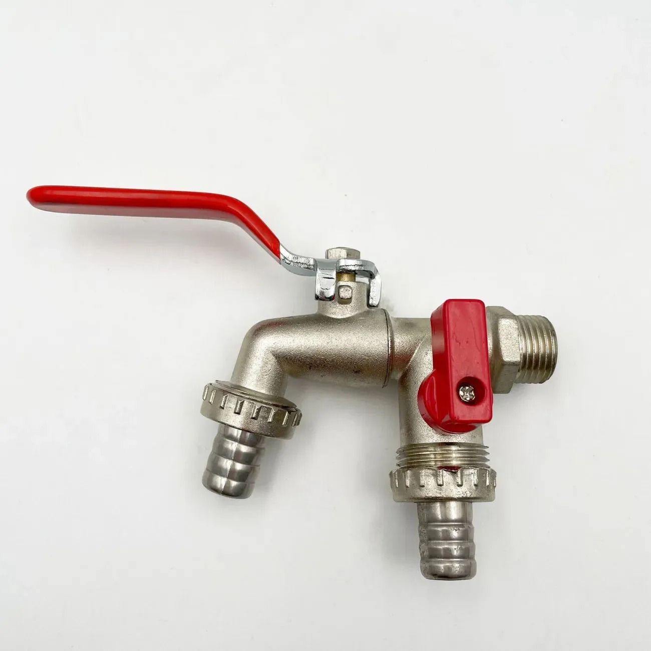 Heavy Duty Brass Garden Water Faucet With EasyTurn Lever Handle 3