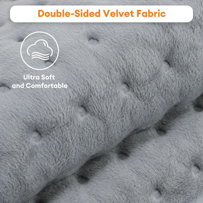 Electric Heating Pad For Back Neck And Shoulders With Washable Cover And Adjustable Timer Settings 5