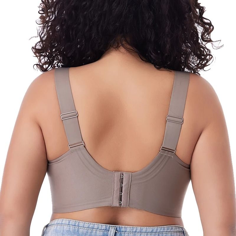 Womens Seamless Push Up Bra With Wireless Thin Cup And Plus Size Fit M To 6XL 3