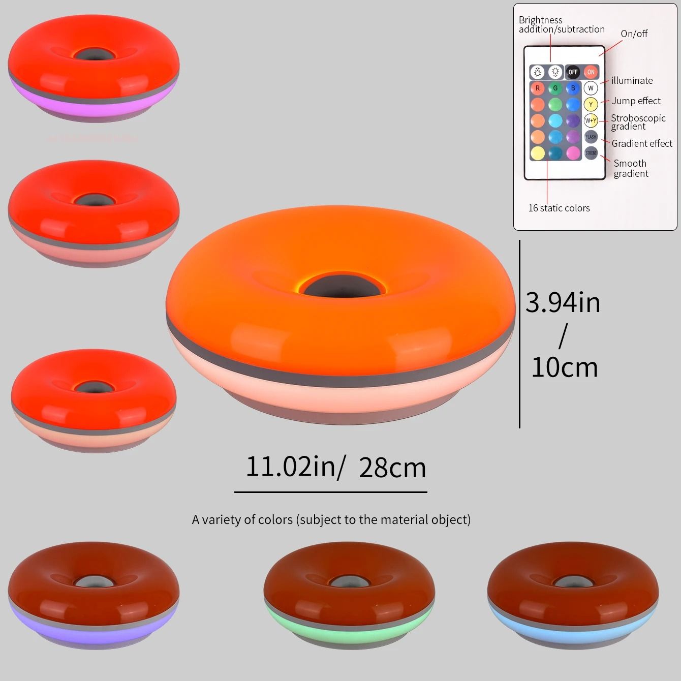 Modern Bauhaus Donut Table Lamp With USB Plug For Bedroom And Living Room Decor 11