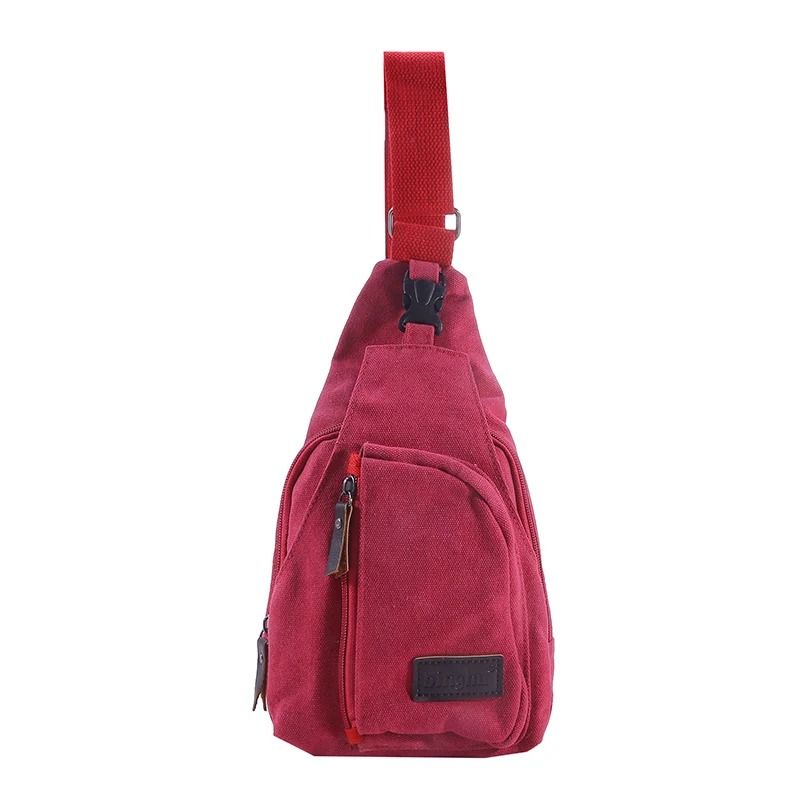 Mens Vintage Canvas Sling Bag With Adjustable Strap For Travel And Everyday Carry 5