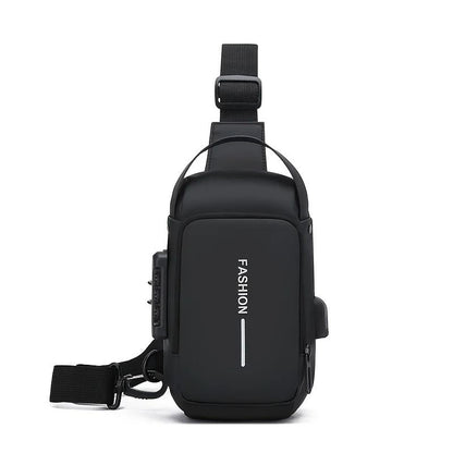 Stylish Mens Sling Bag Durable Oxford Fabric Crossbody Chest Pack With Phone Pocket 7